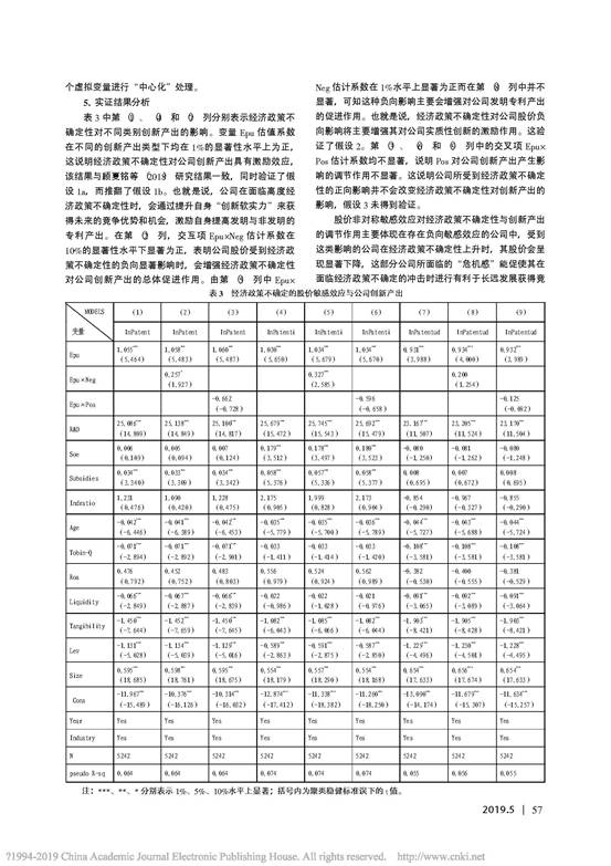 股价波动_政策不确定性与创新产出_省略_17年沪深A股上市公司的数据检验_陈雪__页面_5